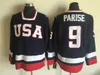 USA Teams CCM Vintage Version Jersey Kane 39 Miller 81 Kessel 9 Parise 16 Hull 9 Modano 30 Thomas Miller Throwback Retro Hockey Jerseys