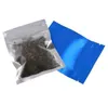 New 10x15 cm 100 Pcs Alumínio Resealable Food Storage Bags Front Limpar Mylar Foil Tipo Foil Baggie Mylar