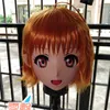 (MÁSCARA RK 03) Máscara Handmade Feminino Silicone face Rubber Cosplay Kigurumi Máscara Crossdresser boneca Kigurumi japonês KIG Anime Role Play