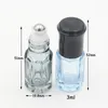 Bunte kleine 3-ml-Glasrollerflasche, Mini-Flaschen für ätherische Öle, 6 ml, mit Edelstahl-Roll-on-Ball
