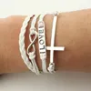 Multicouche Wrap Bracelet Inspiré Bracelet Arbre de vie Amour Coeur Croyez Infinity Bracelets pour Femmes Enfants Mode bijoux drop Ship