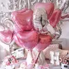 50pcs 18inch Heart Foil Balloons Wedding Birthday Valentine039s Day Party Heart Love Helium Balaos Decoration Baby Shower Gifts1767660