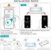 Fingerprint desbloqueio 9H Escudo Film Dureza vidro temperado completa cobertura protetor de tela para Samsung Galaxy Nota 20 Ultra S20 PLUS Nota 10+