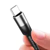 Câble micro USB tressé avec boîtier en métal Câble USB de type C à haute vitesse durable pour téléphone intelligent