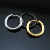 Mens Jewelry 8-22mm Hoop Earrings Dainty Huggie Hoop Women Girl Classic Simple Gold Plated Hoop Earring for Women Men Party