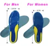 Unisex Orthotic Arch Support Sport Sko Kudde Running Gel Insoles Infoga Kudde Stötdämpare TPE Insoles För Män Kvinnor Partihandel