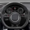 Hand-sewing Suede Car Steering Wheel Cover For Audi S3 8V Sportback S1 8X S4 B8 Avant S5 8T S6 C7 S7 G8 RS Q3 8U SQ5 8R275r