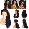 Dilys Human Hair Deep Wave Wigs Lace Closure Wigs Brazilian Remy Human Hair Natural Color1026 inch8725687