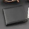 Cep Gündelik Klasik Kart Tutucu Hediyesi Basit çanta parası bifold taşınabilir ince erkek cüzdan pratik pu deri1729874