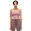 luyogapsports Lu Yoga Sport-BH Damen rückenfrei Activewear Fitness Lu BH kleine Hosenträger dünne Schultergurte Cross Back Gym Unterwäsche