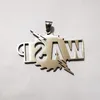 Large WASP Polished Stainless Steel CHARMS pendant fashion hip-hop punk boys jewelry necklace ball chain 30inch ICP Twiztid