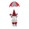 Gnome Christmas Hanging Decorations Plush Scandinavian Santa Beard Ornaments for Xmas Tree Fireplace Home Decor JK2008XB