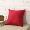 Nowa poszewka Poszewka Pure Color Poliester Biała Poduszka Pokrywa Poduszka Decor Pillow Case Puste Boże Narodzenie Decor Prezent 45 * 45 CM 100 sztuk T1i2296