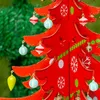 Christmas Decorations Decor Crafts 3D Wooden Assembling Tree Home Bedroom Year Education Gift Decoration Wall Hanging Xmas Handmad1