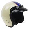 34 Capacete de capacete de motocicleta de face aberta com viseira e fivela de fivela de 3 pinos Sistema de liberação rápida City15714060