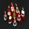 Suprimentos de natal layout de cena de restaurante de hotel decorações de natal velas de natal