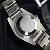 Yüksek kaliteli erkek saat 40mm otomatik mekanik saat paslanmaz çelik siyah seramik safir kol saatleri montre de lüks