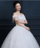 One Shoulder Wedding Dress 2019 New Korean Bride Plus Size Dress Boat Neck Off The Shoulder Vestido De Noiva