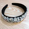 Mode Vrouwen Brede Hoofdband Luxe Strass Decor Hoofd Hoepel Haarband5963574