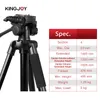 Tripods kingjoy vt-880 3 renk video kamera için tripod profesyonel standı tüm modeller dijital slr dslr tutucu stativ mobil esnek1 loga22