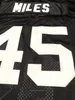 Mens Boobie Miles #45 Perm Vrijdag Nachtlichten voetbalshirts Ed White Black S-3XL Hoge kwaliteit