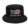 Estate Trump Fisherman Hat Cappello da pescatore Cappelli Uomo Donna Hip Hop Cap Presidente americano Elezione Ricamo Cappellini da trekking Cappello da sole EEA1954