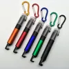 Direct selling mobile phone holder ball point light box touch screen luminous pen mountaineering button lamp pen