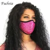 Glitter colored Fashion face masks dazzle sequins mask sunscreen cotton face masks PM2.5 thin breathable colorful designer face masks