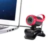 Web Cam HD Camera 50 Megapixel Webcams de 360 ​​graus com Mini USB MIC Clip-on para o Skype pc computador portátil