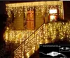 10M*0.65M 320LED light flashing lane LED String lamps curtain icicle Christmas festival lights 110v-220v EU UK US AU