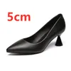 Cresfimix Zapatos Dama Frauen Mode Süße Schwarz Pu Leder Spitz Büro Stiletto Schuhe Dame Klassische Pumpen C61451