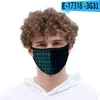 Masque facial à carreaux 3D de mode pour enfants adultes Masque anti-poussière en soie glacée Masque coupe-vent lavable réutilisable Masque de protection de protection CYZ2613