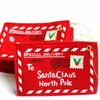 Julkuvertkort Paket till Santa Claus Candy Presentväska Money Card Presenthållare Träd prydnad