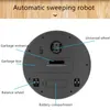 Casa Inteligente Ultra-fino pequeno de carregamento aspirador de limpeza ing robô automático limpeza home máquina robô aspirador de pó preto1