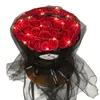가짜 꽃 비누 상자 발렌타인 데이 T200903의 여자 친구와 여자 친구 시뮬레이션을위한 로즈 꽃다발 생일 선물 선물