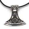 Slavic Perun Ax Star of Ryssland Svarog Symbol Viking Warrior Ax Protection Amulet Halsband Män hedniska smycken6853665