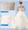 Kant trouwjurk echte foto prinses vintage bruidsjurken woensdag plus size vestidos de casamento do Trem da Corte
