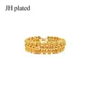 Nigeria Dubai Gold color jewelry sets African bridal wedding gifts party for women Bracelet Necklace earrings ring set collares Y24930537