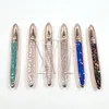 ローズゴールドマジックアイライナー眉毛鉛筆簡単使用回転プレスアイライナーペン長期的なロータリーアイブロウメイクアップペン色
