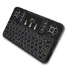 Q9s Mini clavier sans fil rétroéclairé coloré avec prise en charge du pavé tactile RGB Q9 Air Mouse Télécommande pour Android TV Box/Tablet