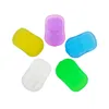 20PCS/box Disposable Anti dust Mini Travel Soap Paper Washing Hand Bath Cleaning Portable Boxed Foaming Soap Paper Scented Sheets HH9-3192