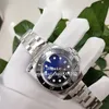 Verbazingwekkende hoge kwaliteit keramische bezel saffierglas 44 mm M126660 116660 zwart blauwe wijzerplaat 8215 automatisch mechanisch herenhorloge Watches208z