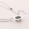 Luxury Style Silver Plated Emotion Feeling Mood Color Change Pendant Necklace for Women Gift2096617