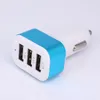 Autolader voor iPhone Xiaomi Huawei 21A 1A USB 3 PORT LCD 1224V Sigaretten Socket Baseus Quick Auto Fast Mobile Phone1865741