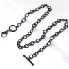 10PCS/Lot Silver/Rose gold/Gold 316L Stainless Steel Toggle Chain Floating Locket Pendant Necklace Wholesale