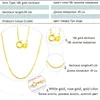 NYMPH Genuine 18K White Yellow Gold Chain 18 inches au750 Cost Necklace Pendant Wendding Party Gift For WomenG1002 LJ200833339