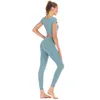 Seamless Women Yoga Set Short Sleeve Top High Taille Sport Leggings Fitnessstudio Kleidung Sportanzug Kurzer Fitness -Fitness -Sets für Frauen8700959