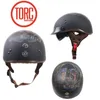 Torc T55 Half Face Helmet Dot zatwierdzony kask motocyklowy z wewnętrznymi okularów przeciwsłonecznych wymienne i zmywalne podszewka dla dorosłych1