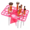 26 trous acrylique cosmétique organisateur maquillage pinceaux support support pliable organisateur support cosmétique brosse séchage supports