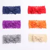 15638 Baby Kant Hoofdbanden Meisjes Haar Gevlochten Kinderen Zachte Strik Haaraccessoires Hoofd Wrap Elastische Hoofdband Headwraps